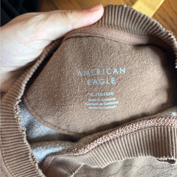 American eagle Halloween oversized sweatshirt womens XL trick or treat ghost - Picture 7 of 7